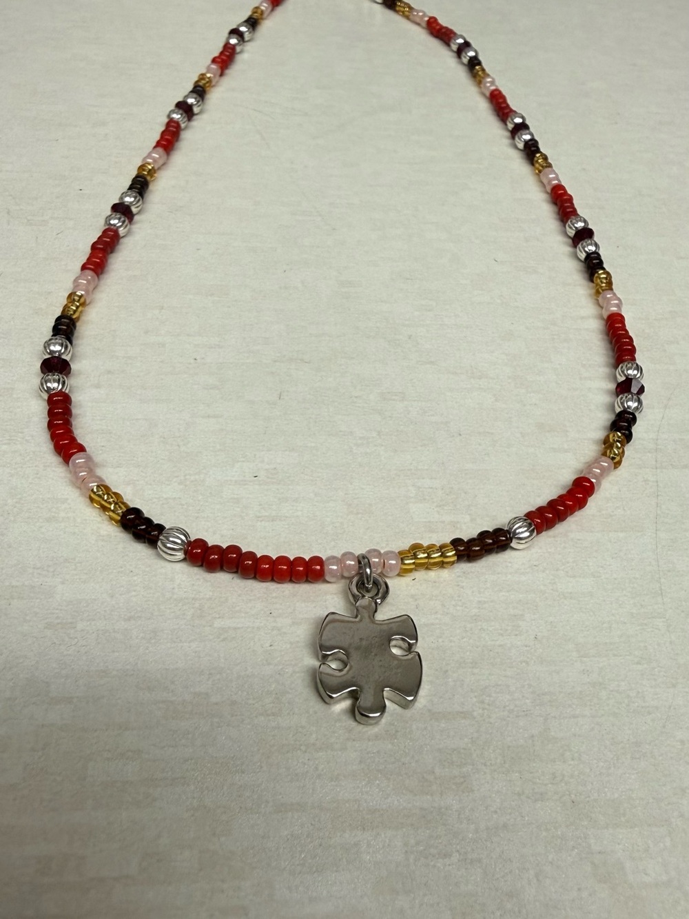 ADHD beaded necklace